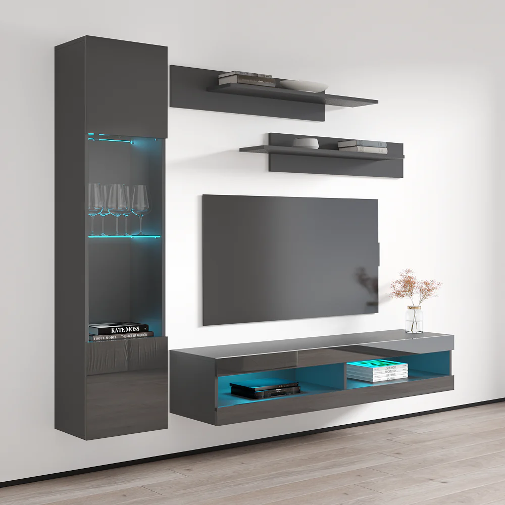 Fly G 34TV Floating Entertainment Center - Image 47