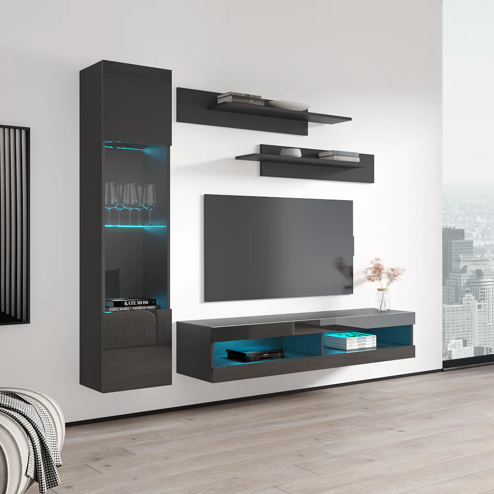 Fly G 34TV Floating Entertainment Center - Image 48