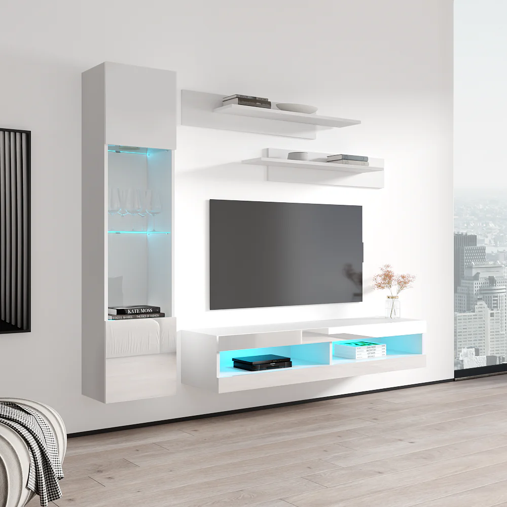 Fly G 34TV Floating Entertainment Center - Image 58