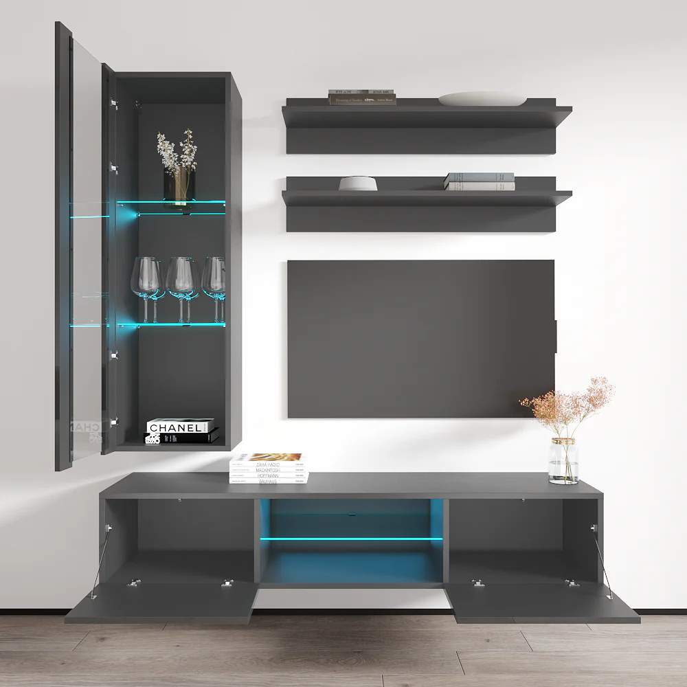 Fly H 33TV Floating Entertainment Center - Image 29