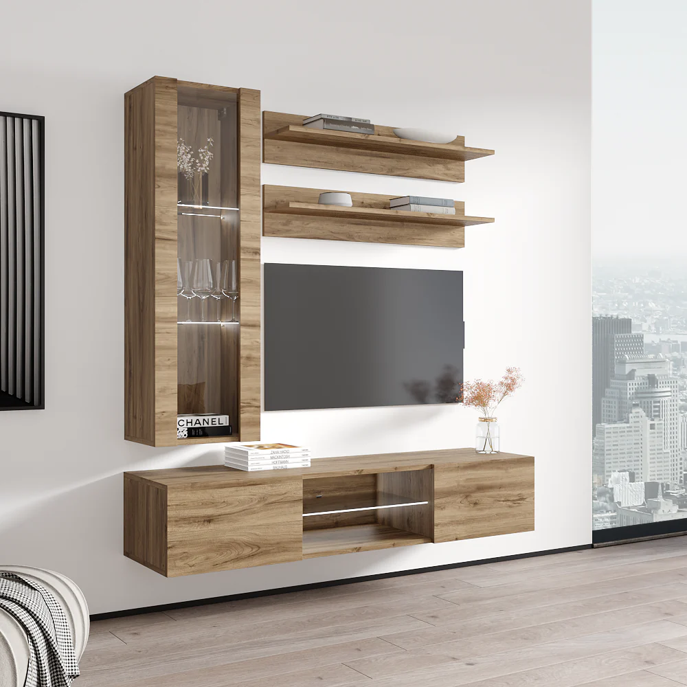 Fly H 33TV Floating Entertainment Center - Image 33