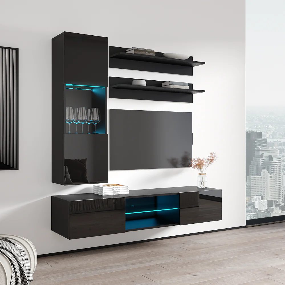 Fly H 33TV Floating Entertainment Center - Image 43