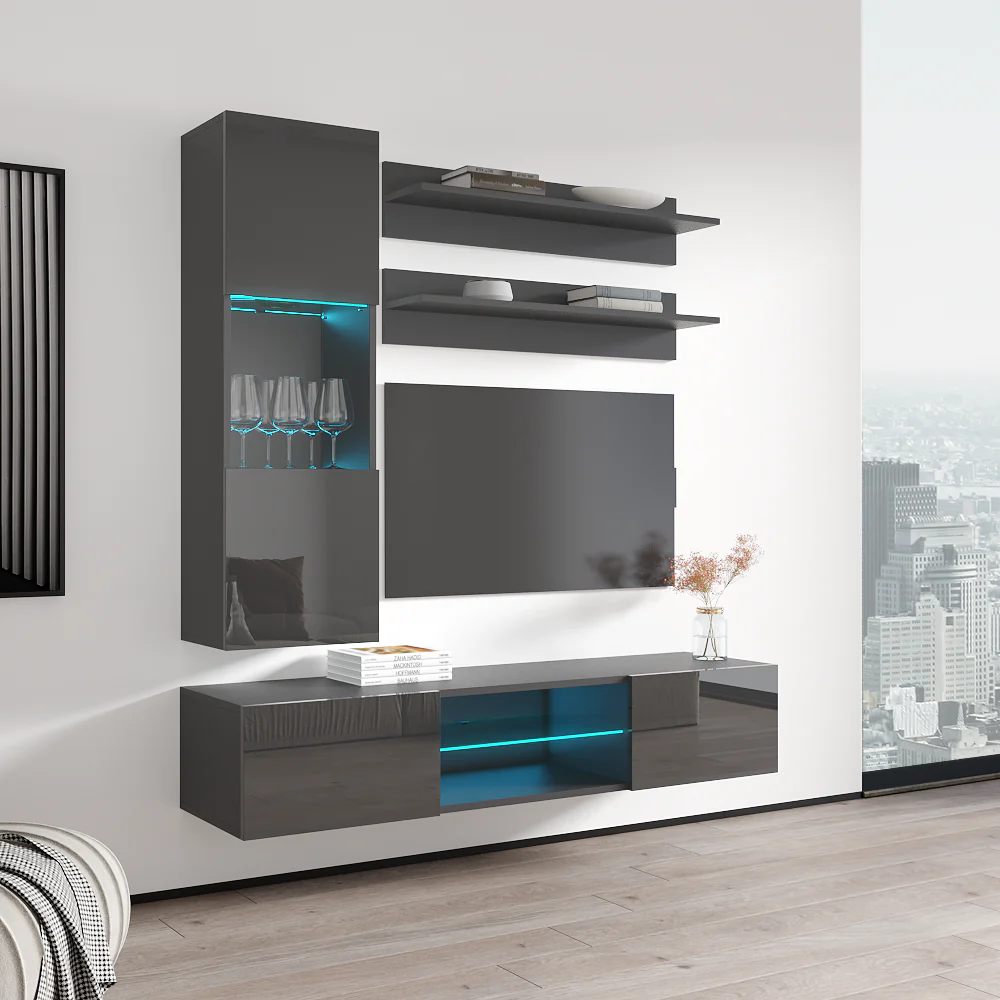 Fly H 33TV Floating Entertainment Center - Image 48