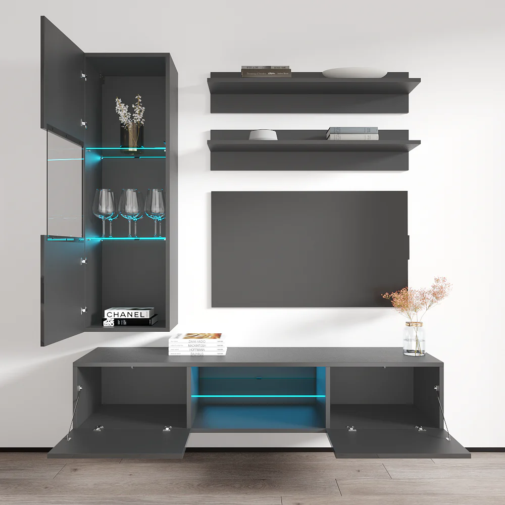 Fly H 33TV Floating Entertainment Center - Image 49