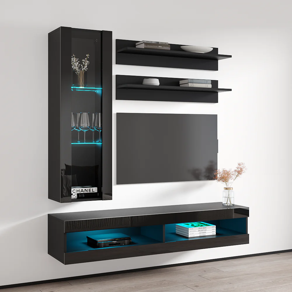 Fly H 34TV Floating Entertainment Center - Image 22