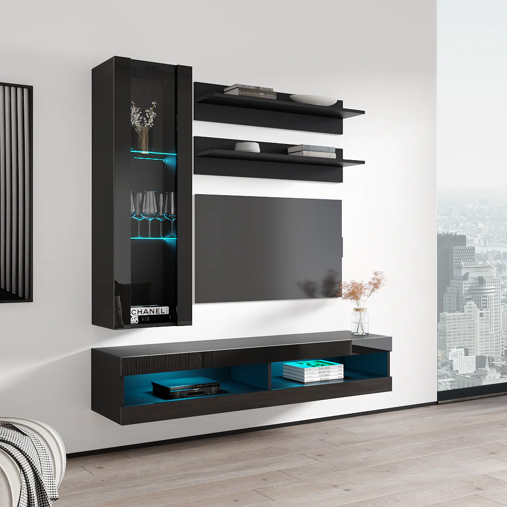 Fly H 34TV Floating Entertainment Center - Image 23