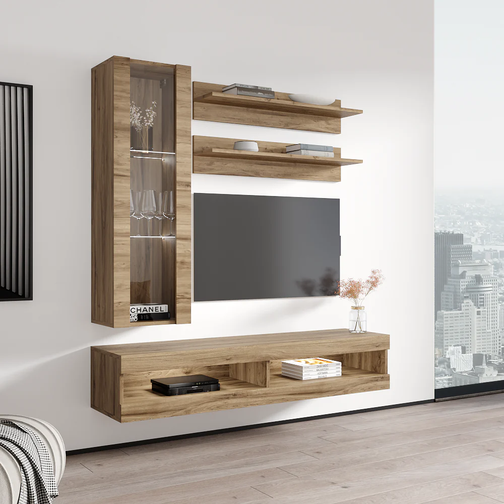 Fly H 34TV Floating Entertainment Center - Image 33