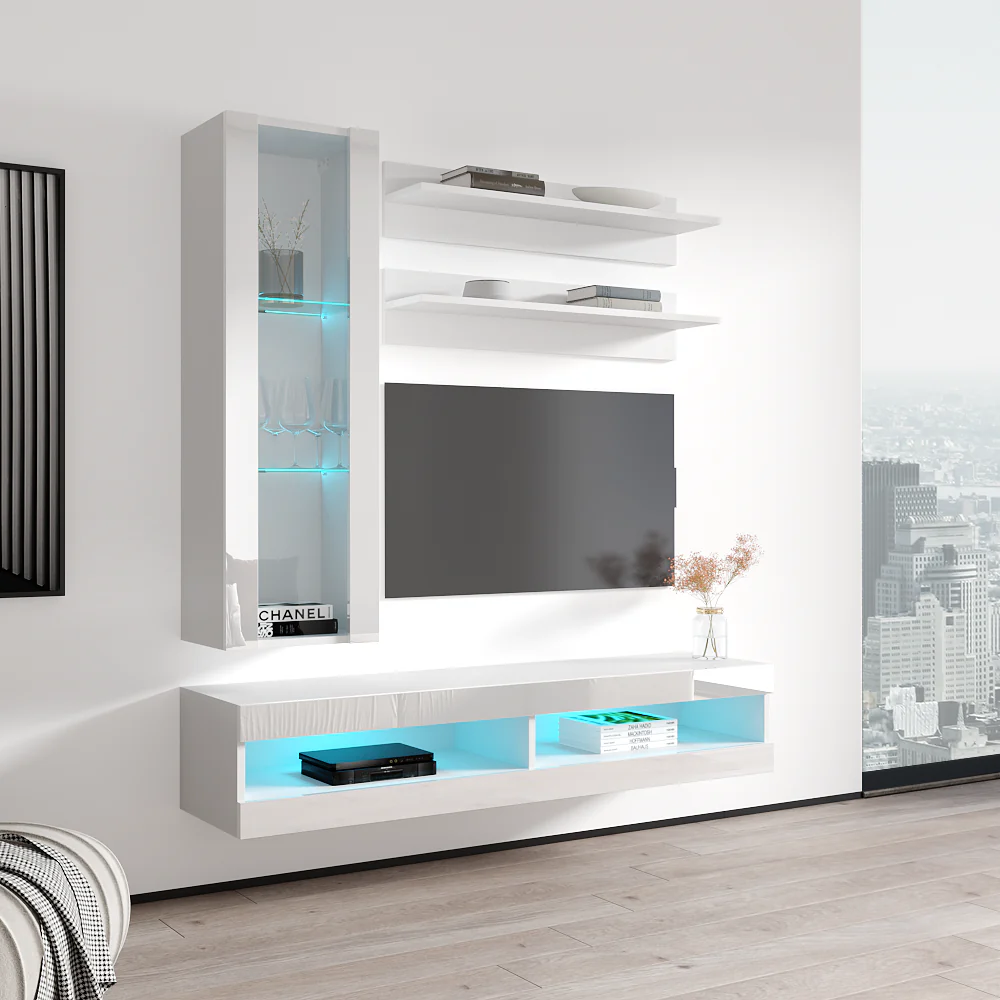 Fly H 34TV Floating Entertainment Center - Image 38