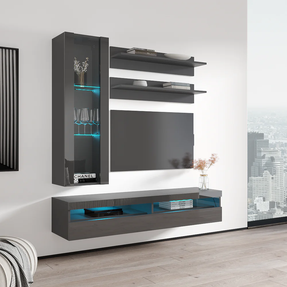 Fly H 35TV Floating Entertainment Center - Image 28