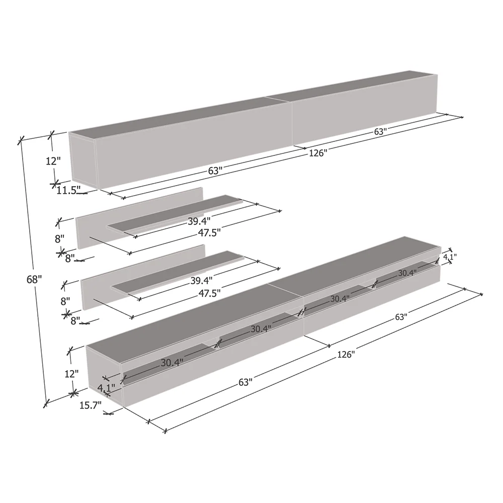 Fly I 35TV Floating Entertainment Center - Image 10
