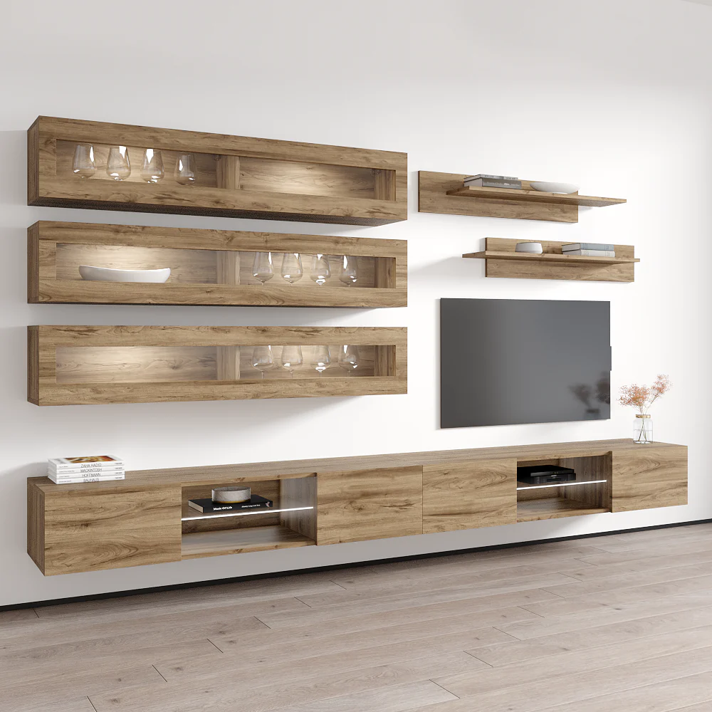 Fly J 33TV Floating Entertainment Center - Image 32