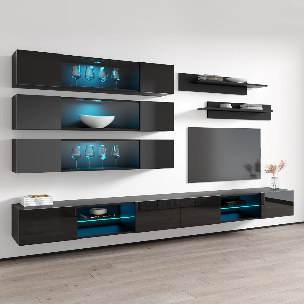 Fly J 33TV Floating Entertainment Center - Image 42