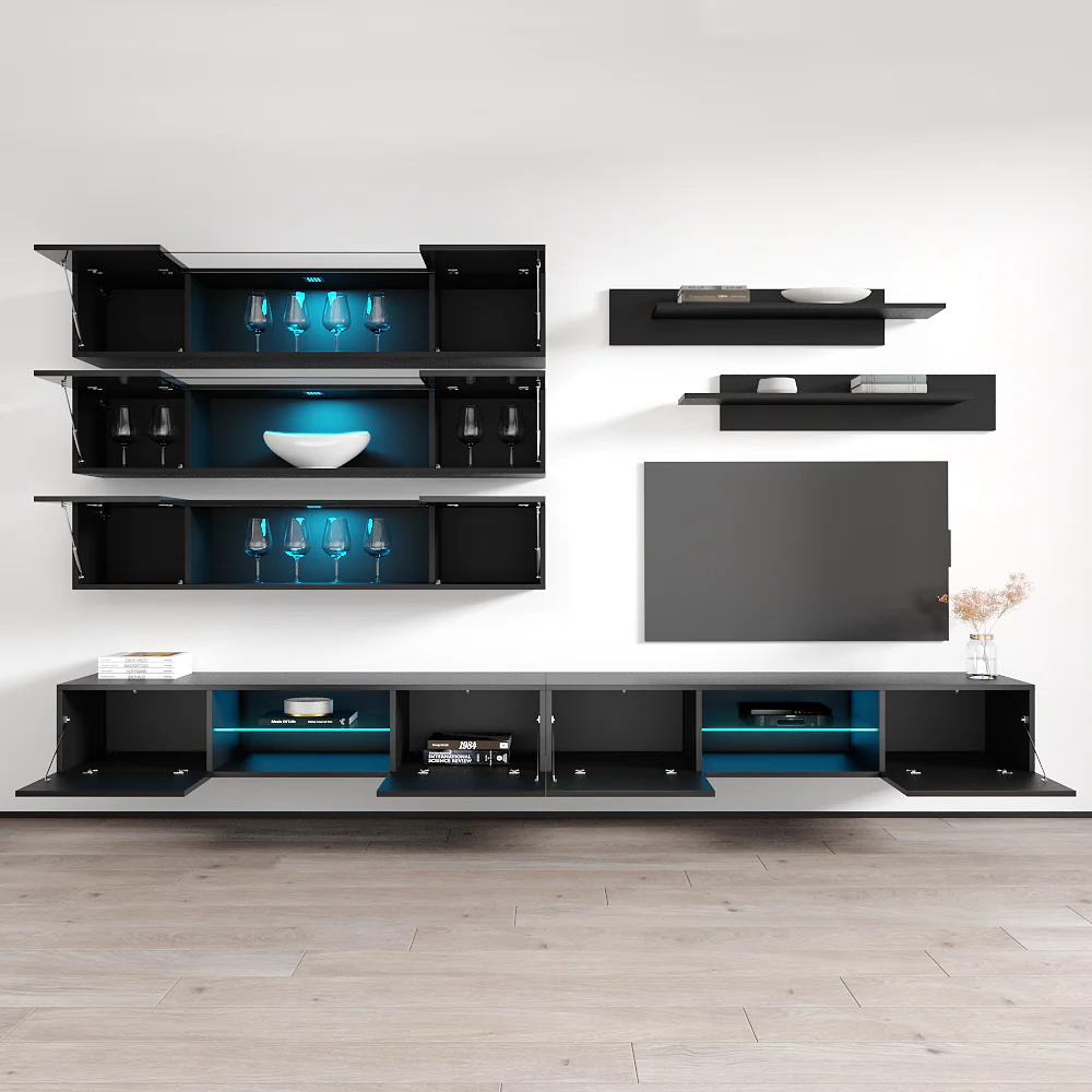 Fly J 33TV Floating Entertainment Center - Image 44