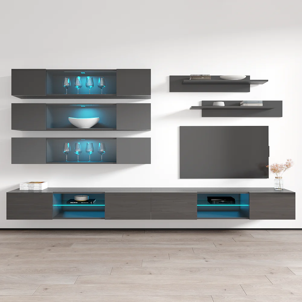Fly J 33TV Floating Entertainment Center - Image 46