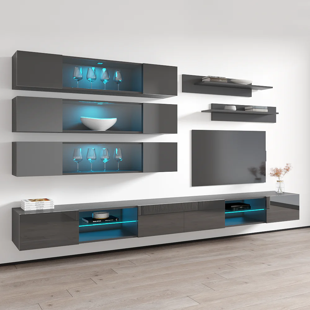Fly J 33TV Floating Entertainment Center - Image 47