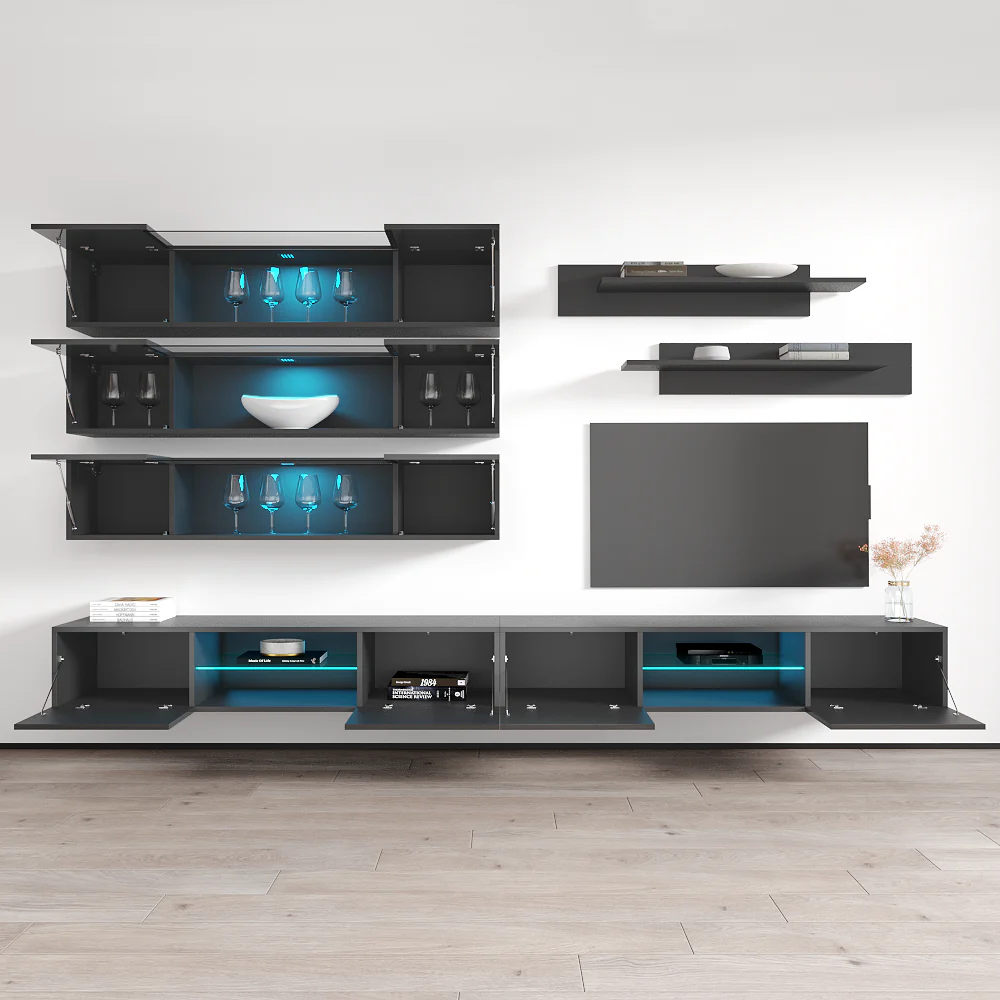 Fly J 33TV Floating Entertainment Center - Image 49
