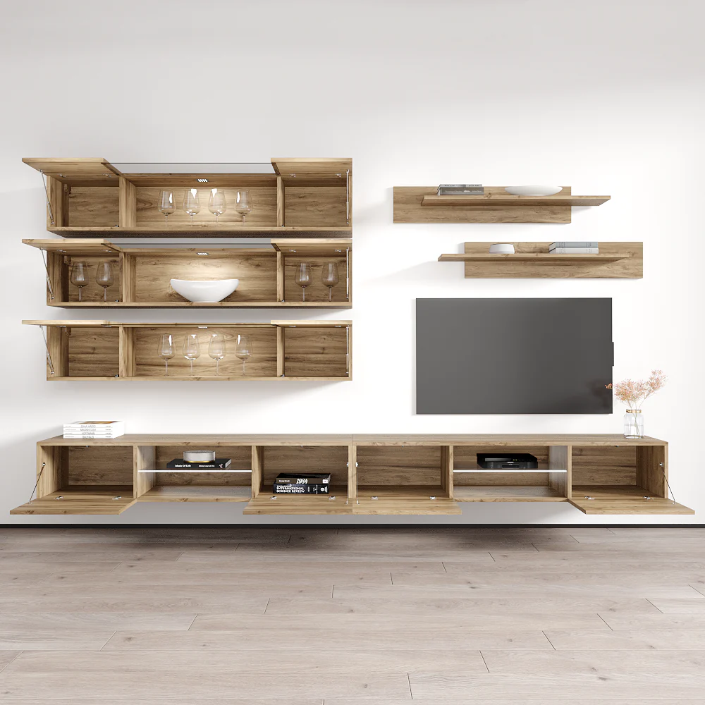 Fly J 33TV Floating Entertainment Center - Image 54