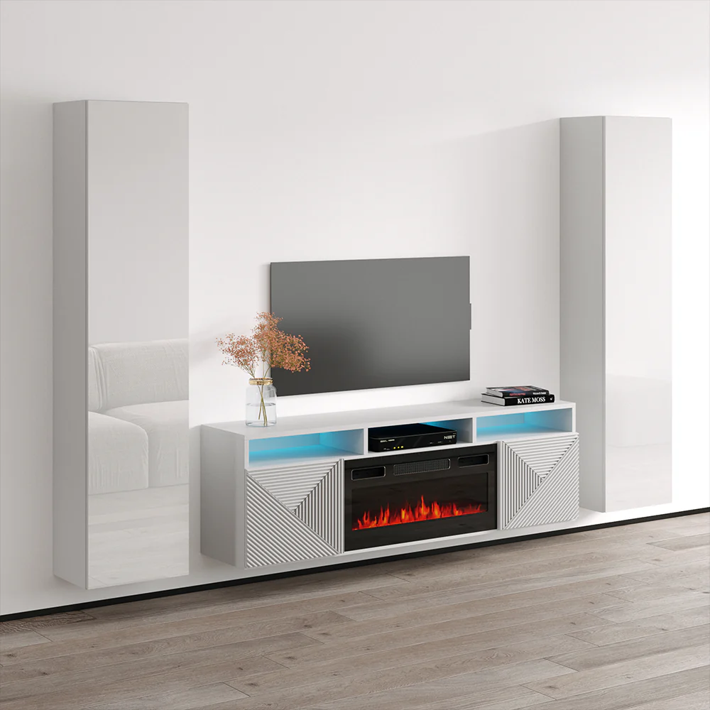 Giza BL-EF Floating Fireplace Entertainment Center - Image 10