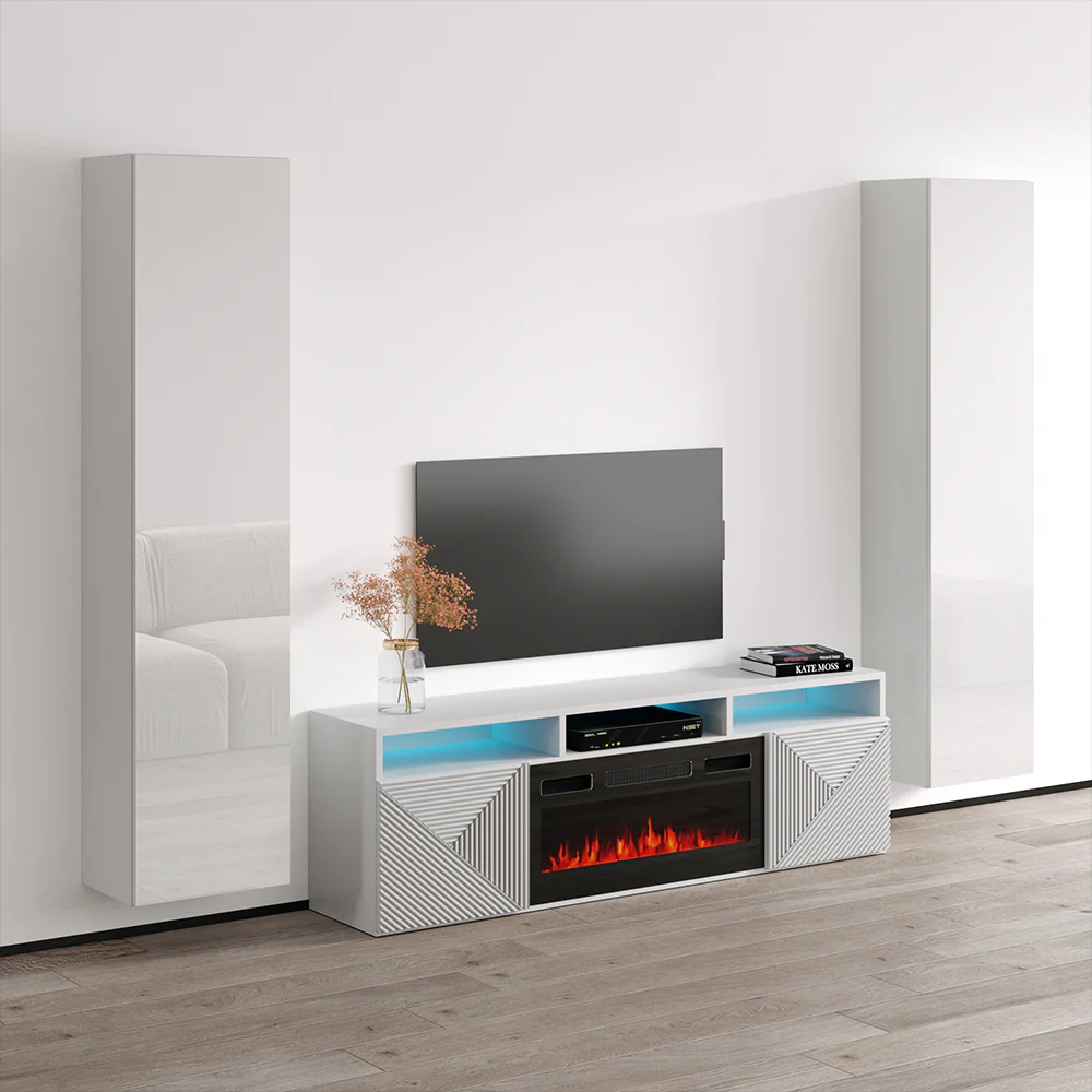 Giza BL-EF Floating Fireplace Entertainment Center - Image 14