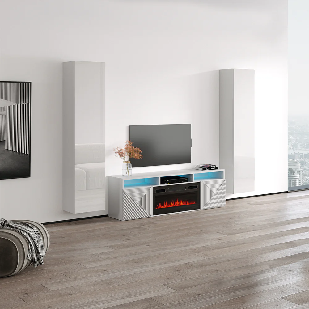 Giza BL-EF Floating Fireplace Entertainment Center - Image 15