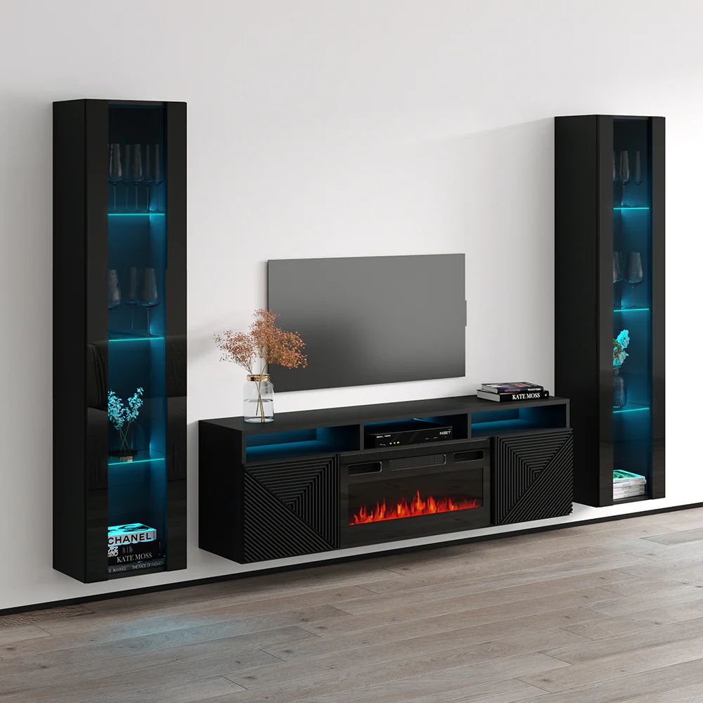 Giza BL-EF Floating Fireplace Entertainment Center - Image 18