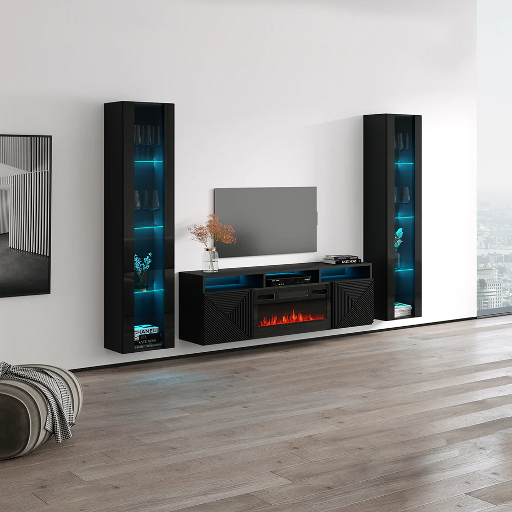 Giza BL-EF Floating Fireplace Entertainment Center - Image 19