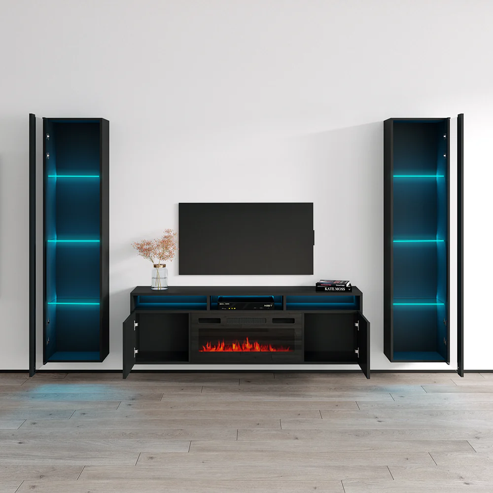 Giza BL-EF Floating Fireplace Entertainment Center - Image 20