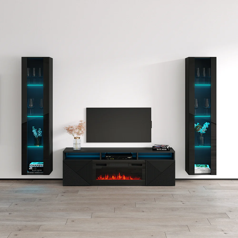 Giza BL-EF Floating Fireplace Entertainment Center - Image 21