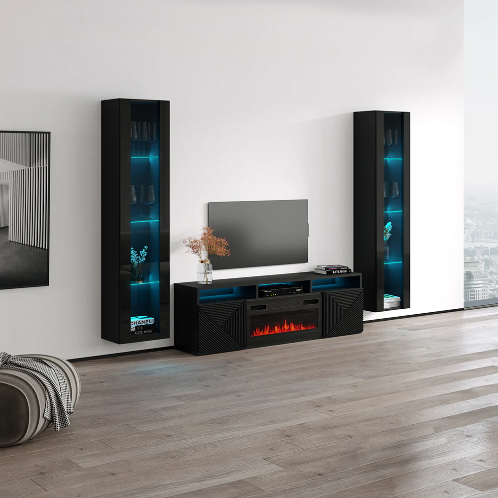Giza BL-EF Floating Fireplace Entertainment Center - Image 23