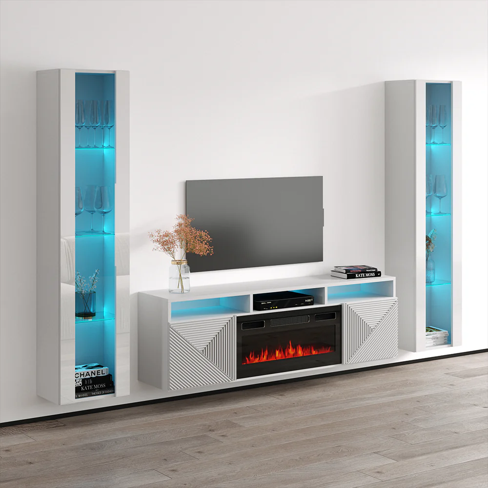 Giza BL-EF Floating Fireplace Entertainment Center - Image 26