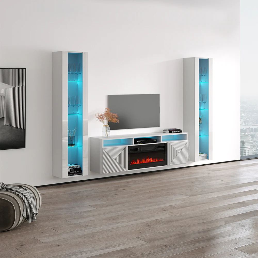 Giza BL-EF Floating Fireplace Entertainment Center - Image 27
