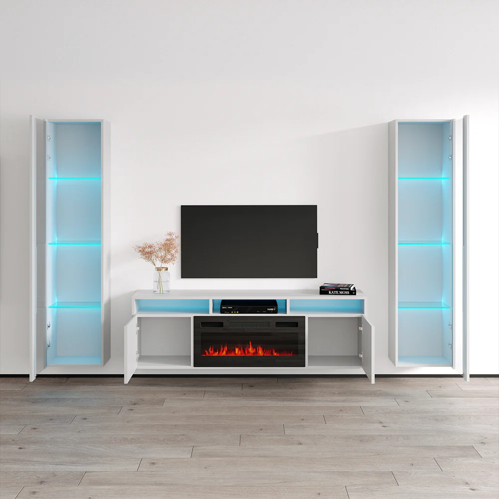 Giza BL-EF Floating Fireplace Entertainment Center - Image 28