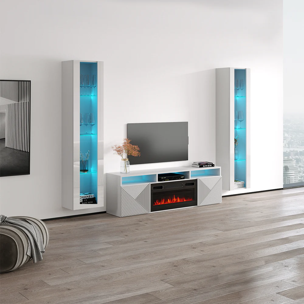 Giza BL-EF Floating Fireplace Entertainment Center - Image 31