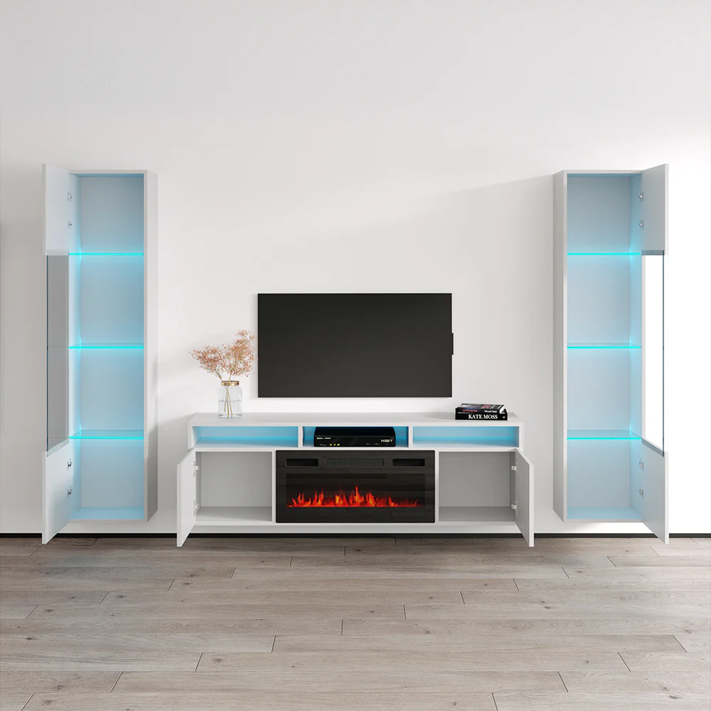 Giza BL-EF Floating Fireplace Entertainment Center - Image 44