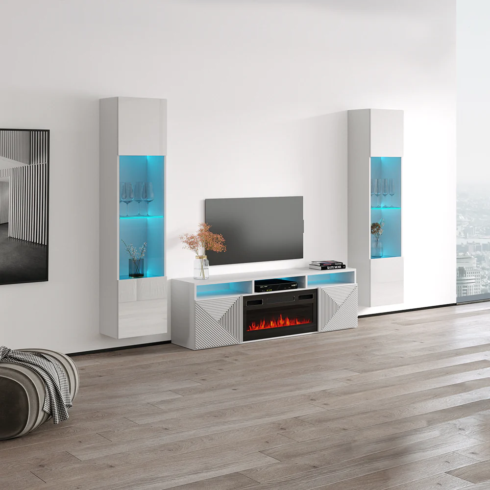 Giza BL-EF Floating Fireplace Entertainment Center - Image 47