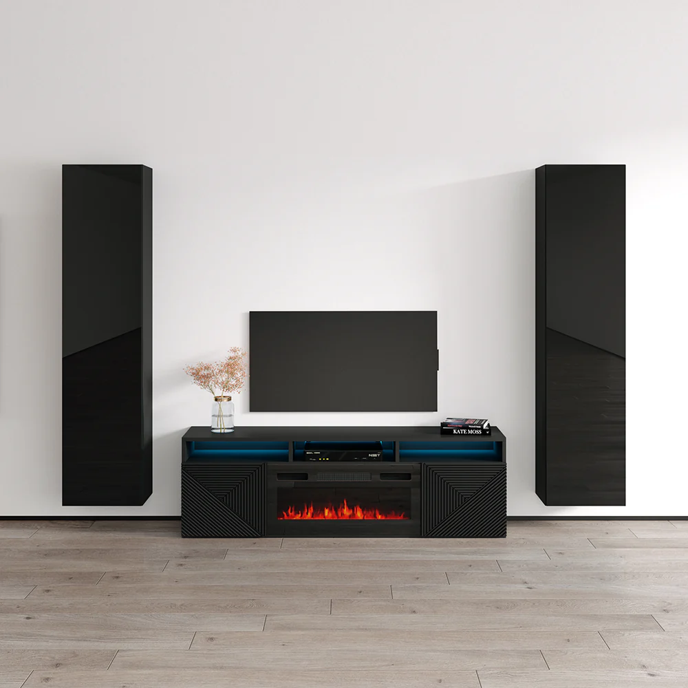 Giza BL-EF Floating Fireplace Entertainment Center - Image 5