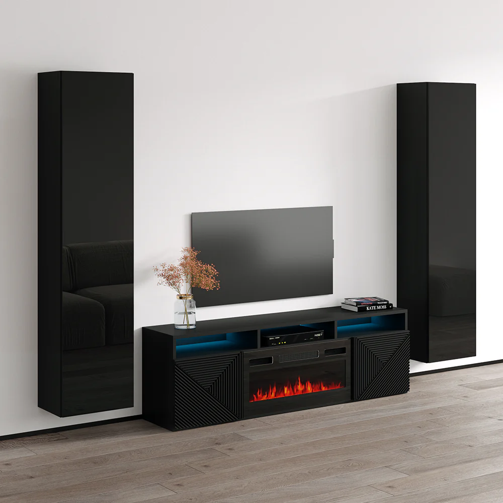 Giza BL-EF Floating Fireplace Entertainment Center - Image 6