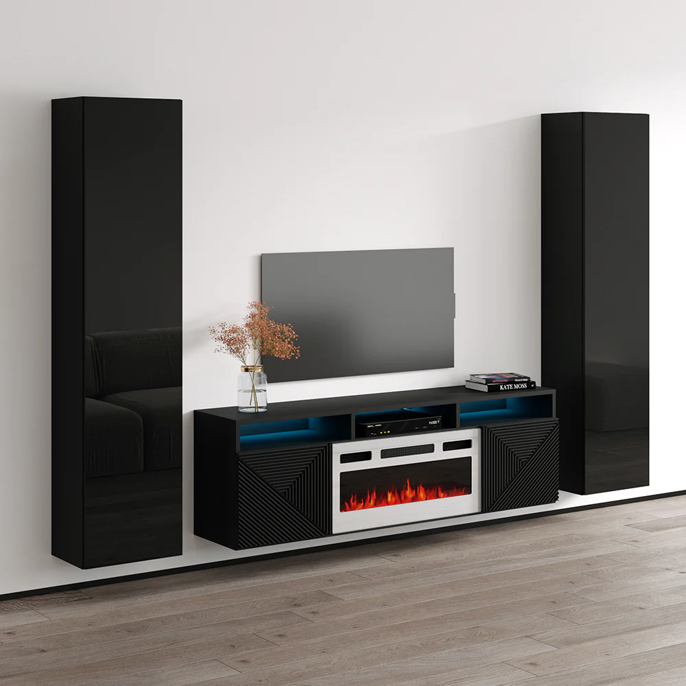 Giza WH-EF Floating Fireplace Entertainment Center - Image 10
