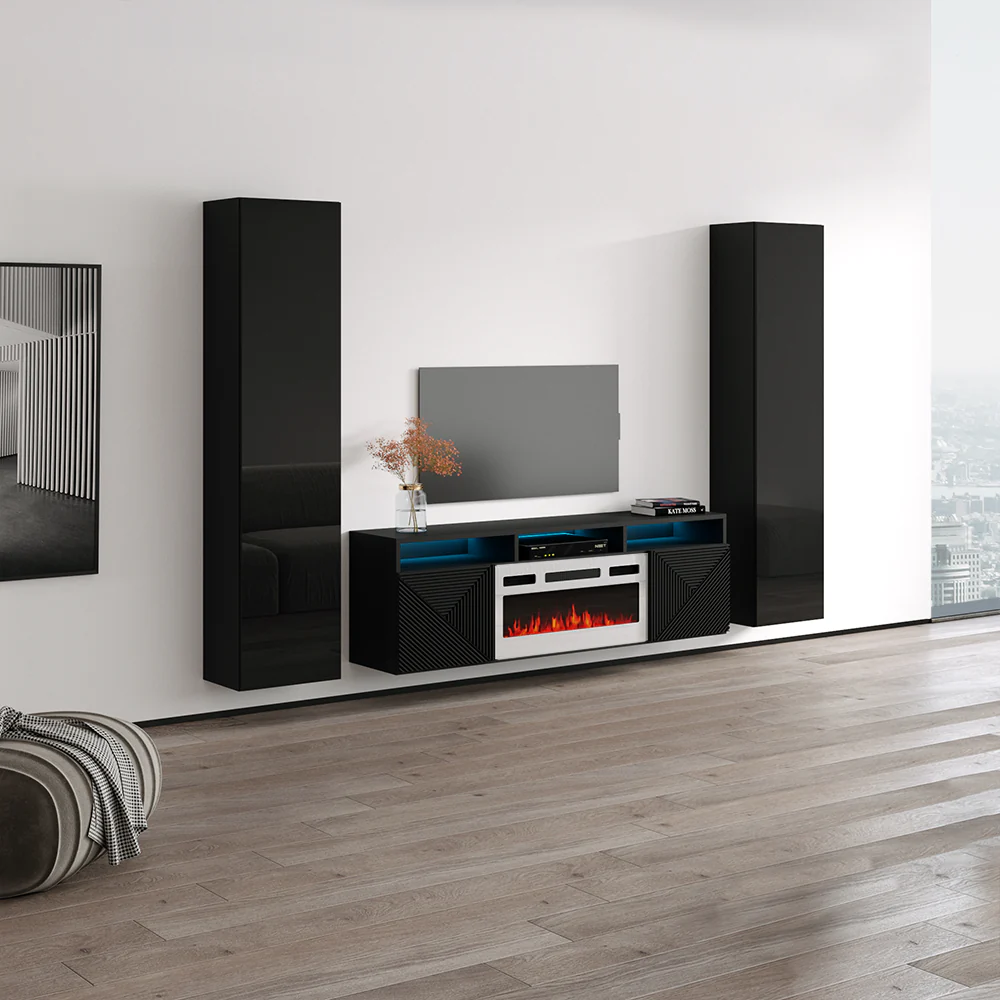 Giza WH-EF Floating Fireplace Entertainment Center - Image 11
