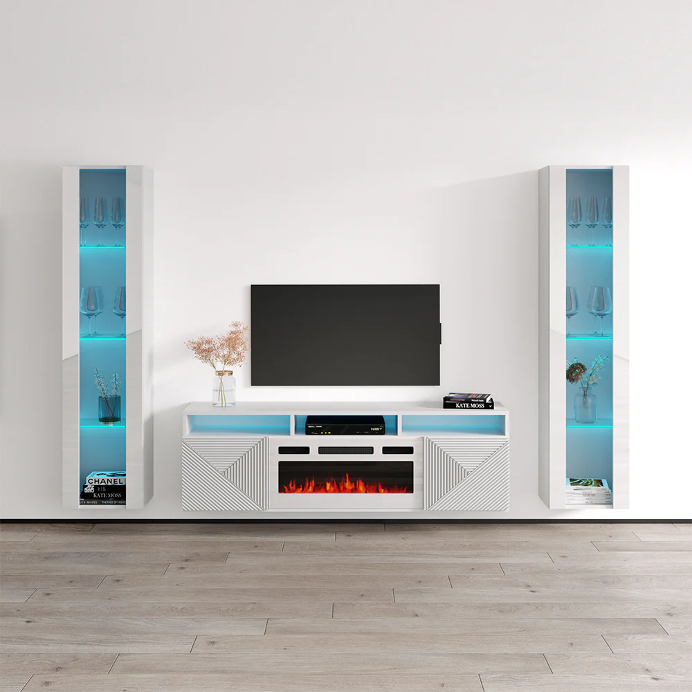 Giza WH-EF Floating Fireplace Entertainment Center - Image 17