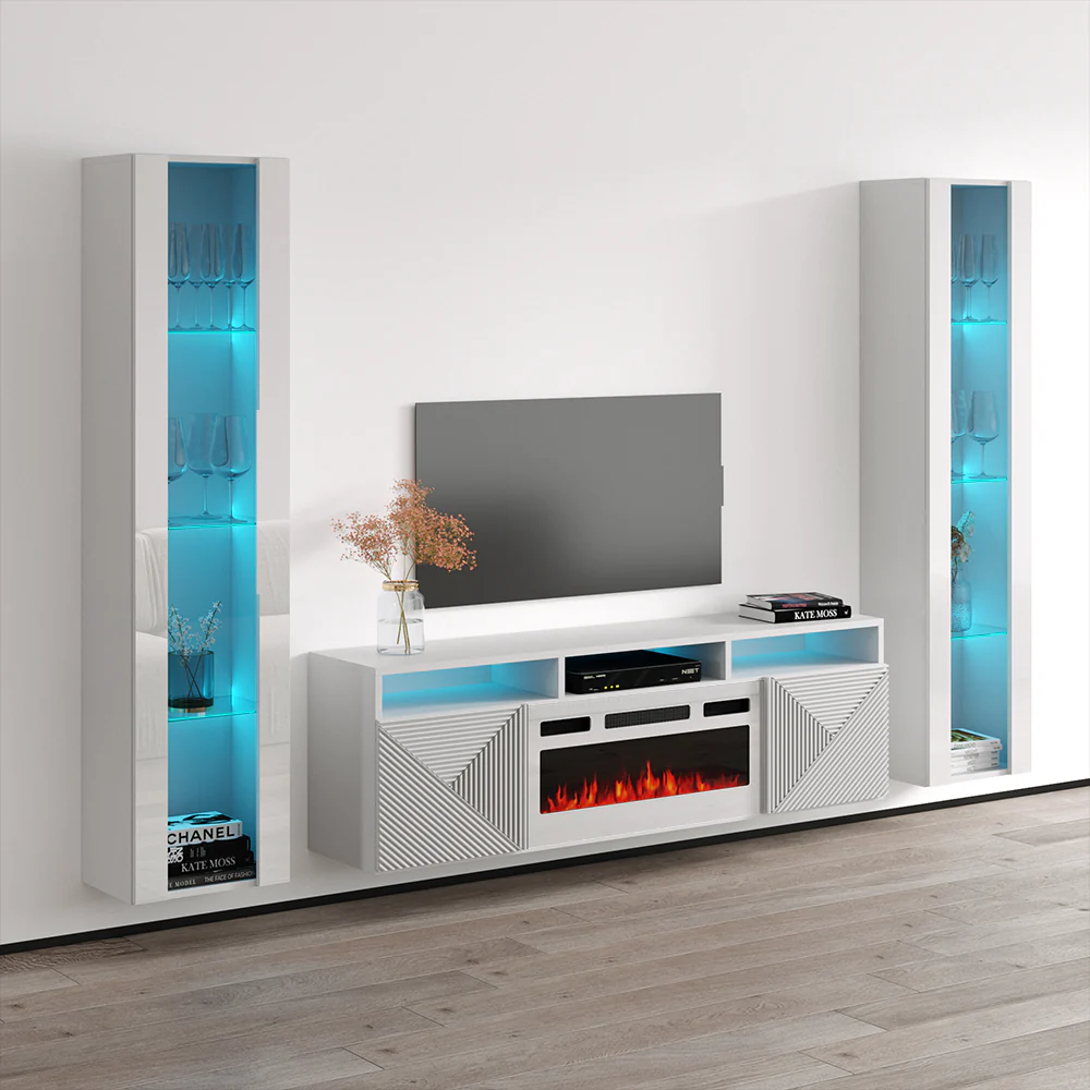 Giza WH-EF Floating Fireplace Entertainment Center - Image 18