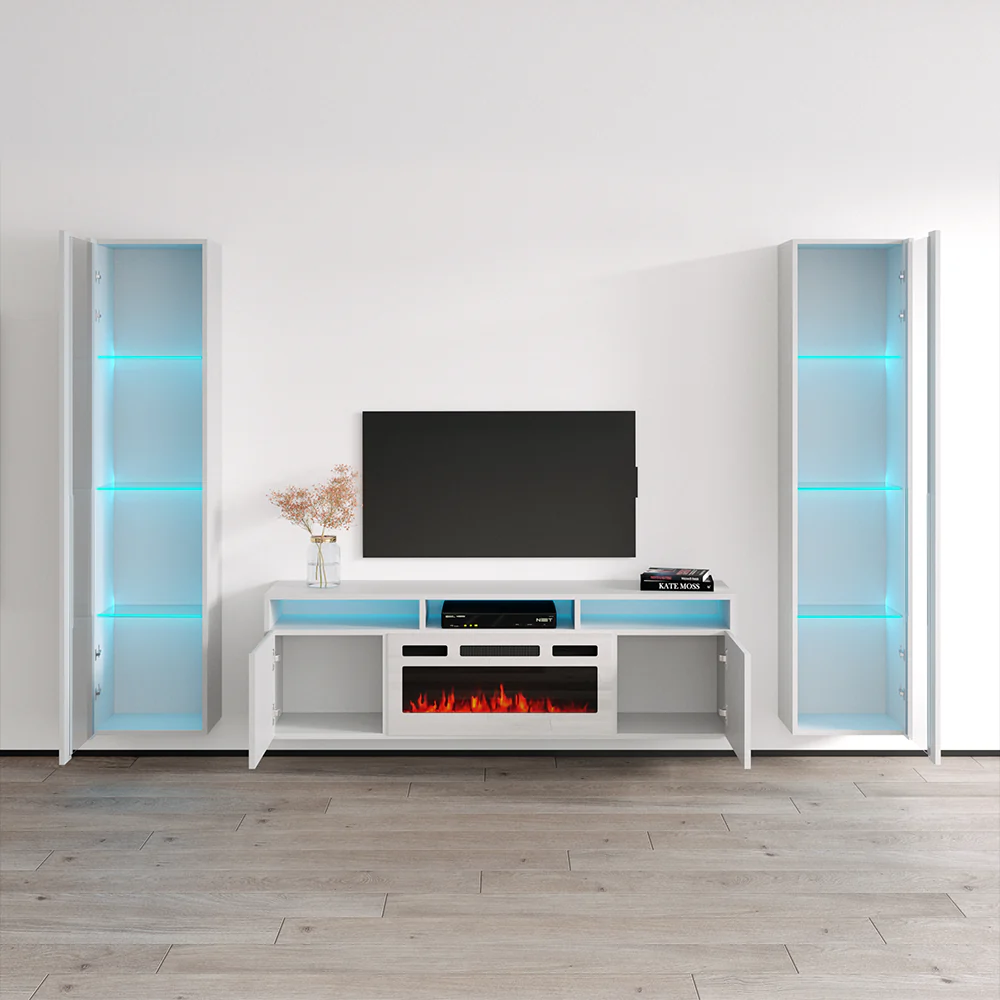 Giza WH-EF Floating Fireplace Entertainment Center - Image 20