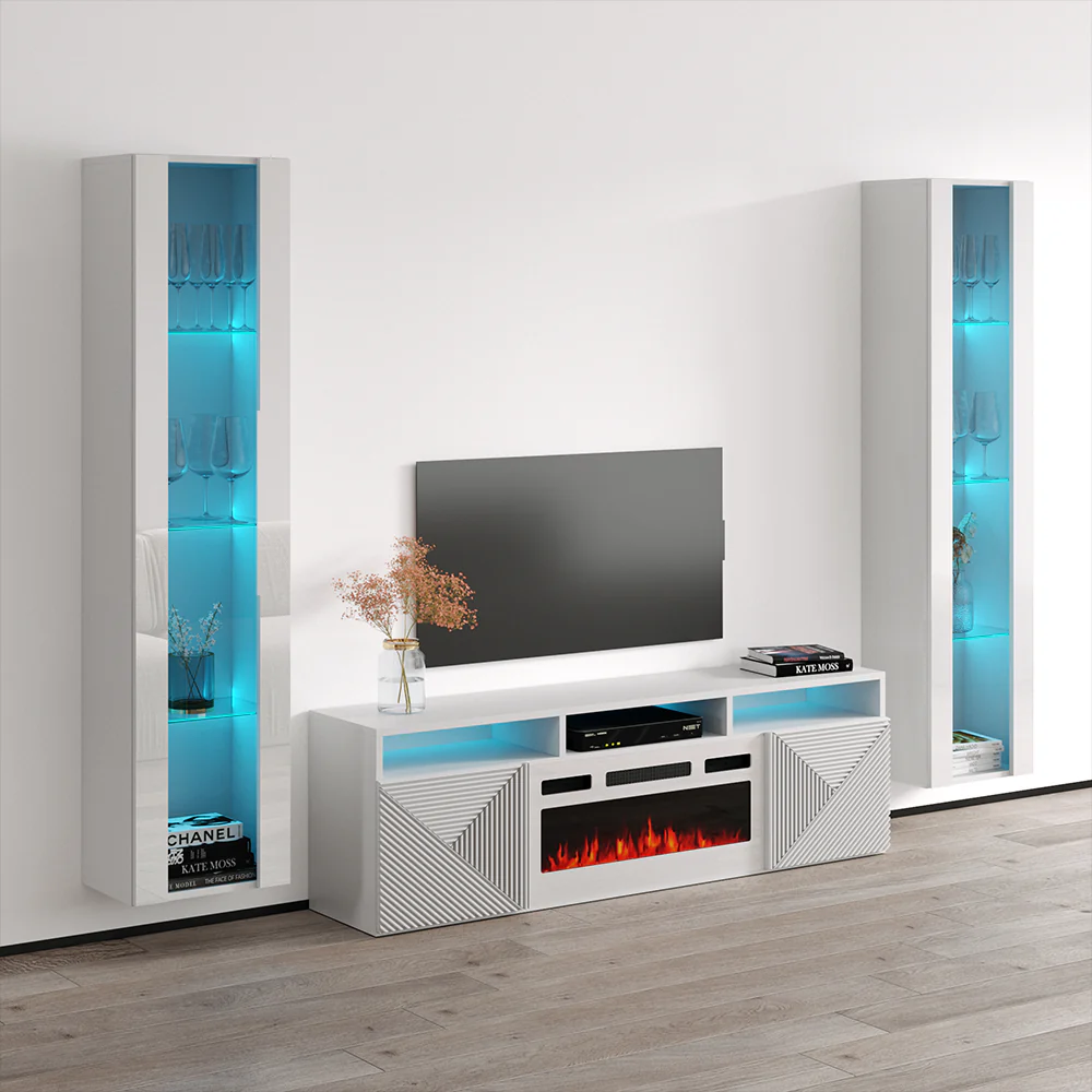 Giza WH-EF Floating Fireplace Entertainment Center - Image 22