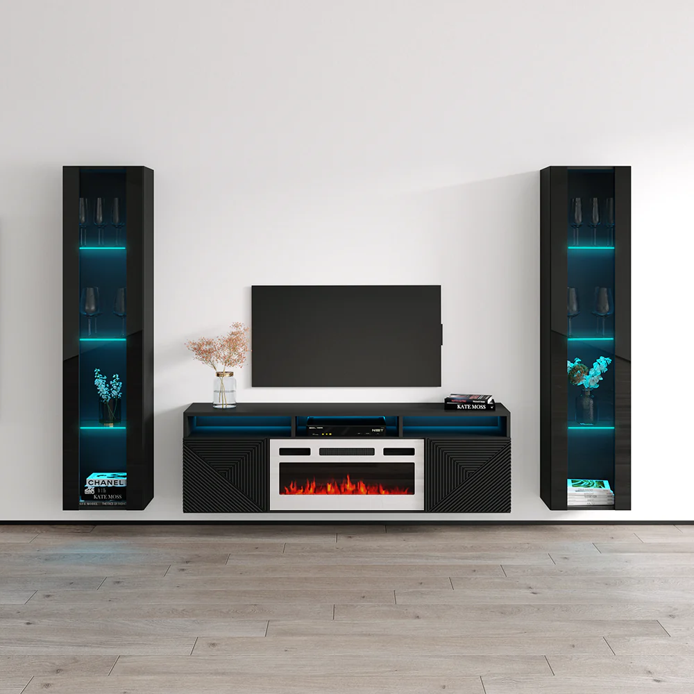 Giza WH-EF Floating Fireplace Entertainment Center - Image 25