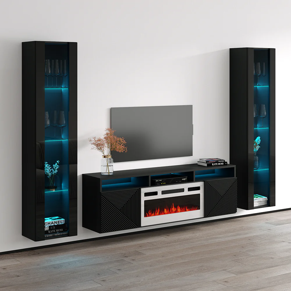 Giza WH-EF Floating Fireplace Entertainment Center - Image 26