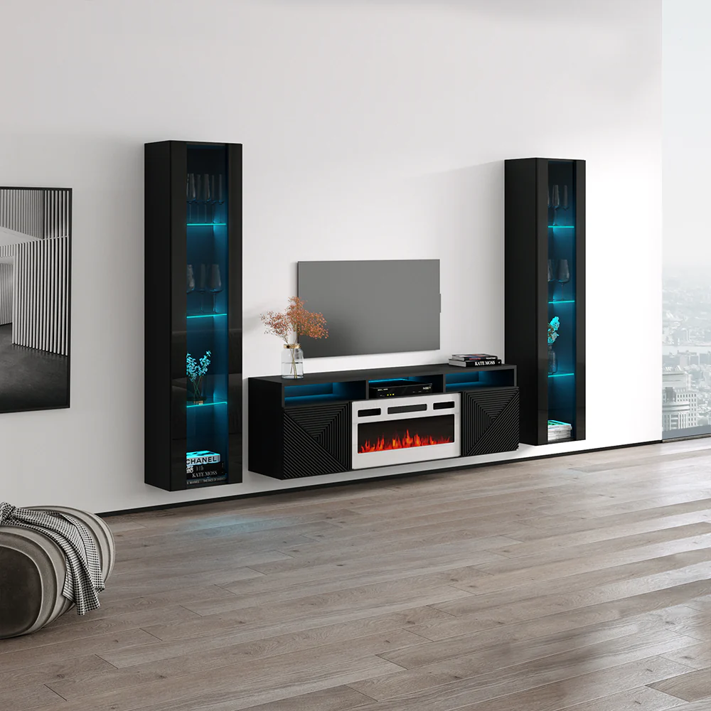 Giza WH-EF Floating Fireplace Entertainment Center - Image 28