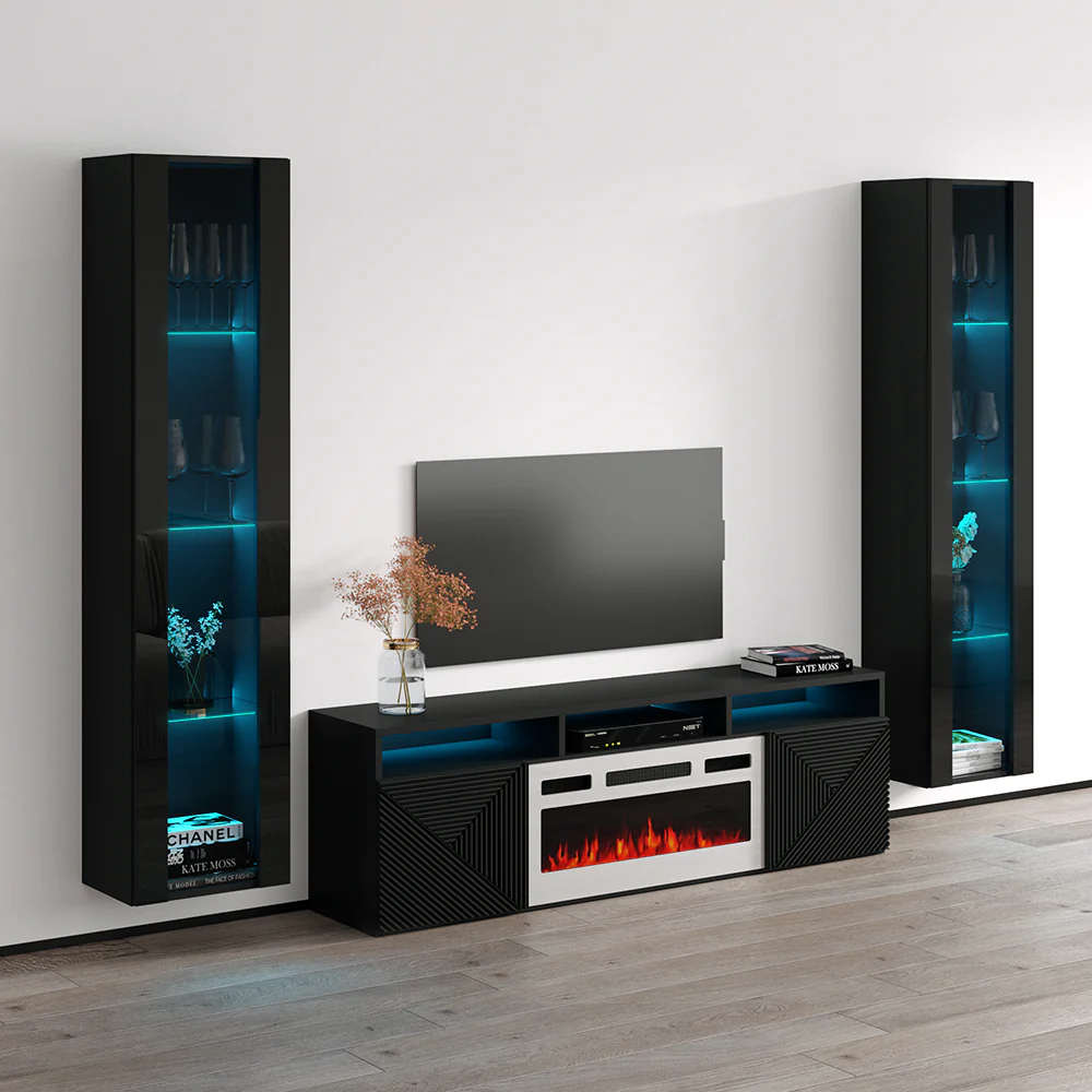 Giza WH-EF Floating Fireplace Entertainment Center - Image 30
