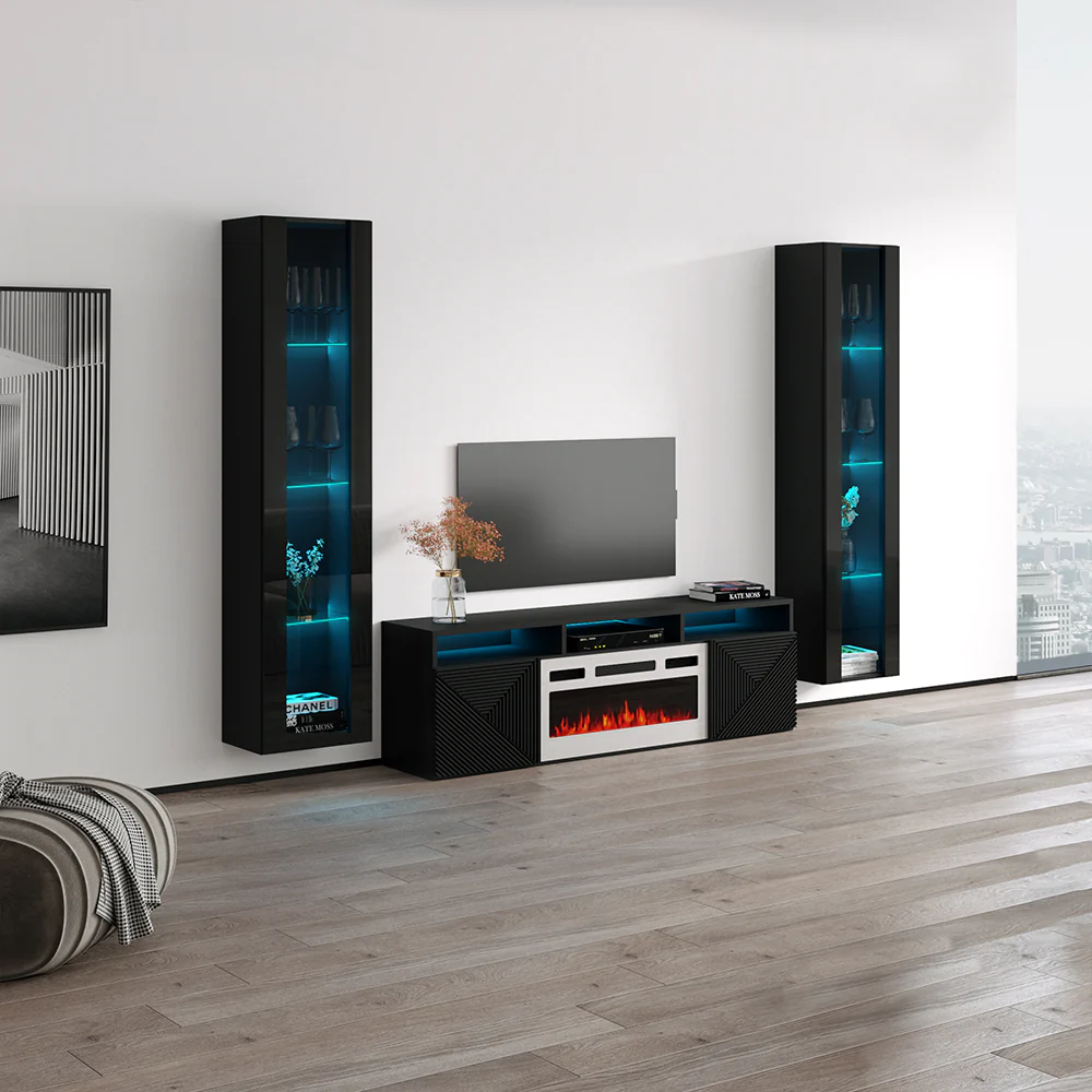 Giza WH-EF Floating Fireplace Entertainment Center - Image 31