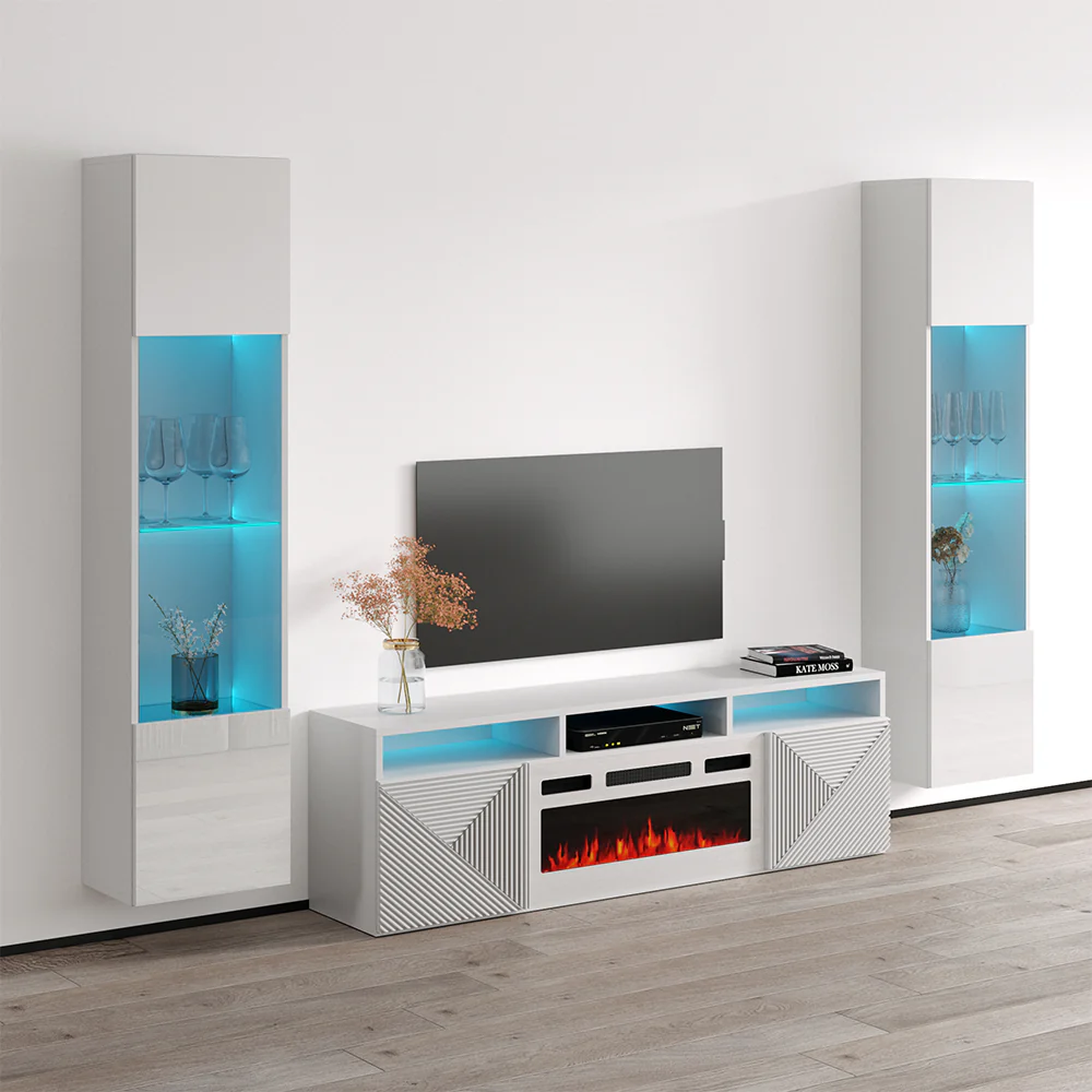 Giza WH-EF Floating Fireplace Entertainment Center - Image 39