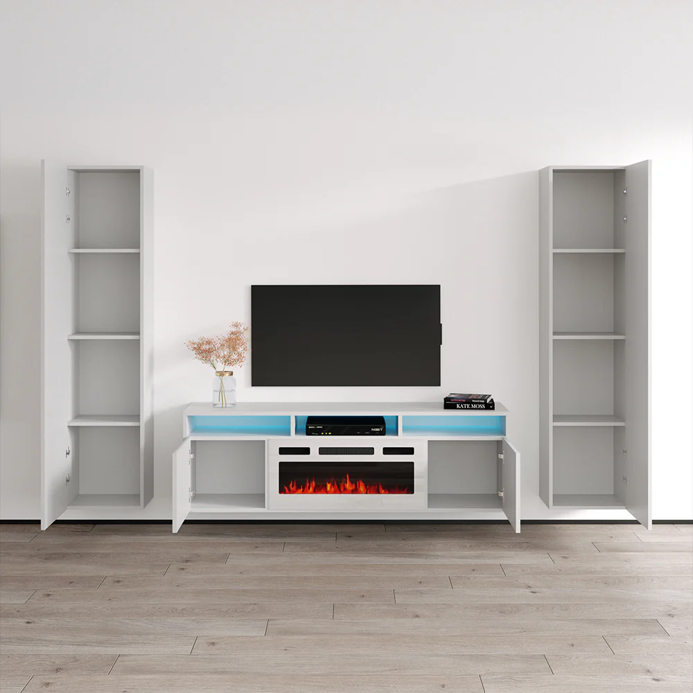 Giza WH-EF Floating Fireplace Entertainment Center - Image 4